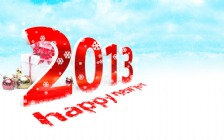 Happy New Year 2013, Snowflakes