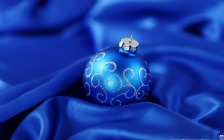 Blue Christmas Bauble