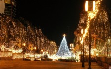 Christmas Lights on the Street