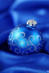 Blue Christmas Bauble