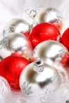 Red & Silver Christmas Baubles