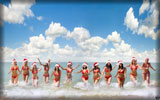 Santa Girls in Bikini