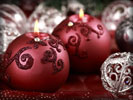 Red Christmas Candles