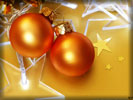 Gold Christmas Baubles