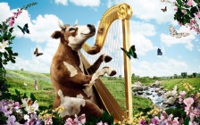 Cow with a Harp