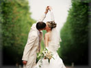 Wedding Couple, Kiss