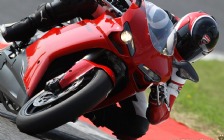 2011 Ducati 848 Evo Red on the Track