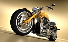 Harley-Davidson Chopper, Yellow
