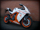 2011 KTM 1190 RC8 R, White & Orange