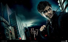 Daniel Radcliffe as Harry Potter in the Deathly Hallows