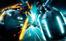 Tron: Legacy Cycles Clashing