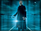 Tron: Legacy Jeff Bridges as Kevin Flynn with a Disc