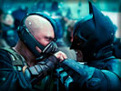 The Dark Knight Rises: Tom Hardy as Bane vs Christian Bale as Batman