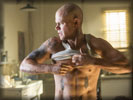 Elysium: Matt Damon as Max DeCosta, Tattoo