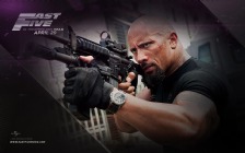 Fast Five: Dwayne "The Rock" Johnson as Luke Hobbs