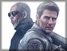 Oblivion: Tom Cruise & Morgan Freeman