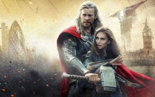 Thor: The Dark World, Chris Hemsworth & Natalie Portman