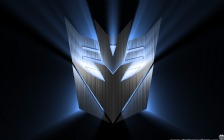 Transformers 3, Decepticons Logo, Blue Theme