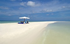 Beach and Sea, White Sand