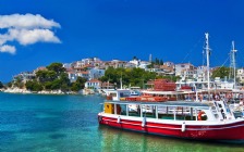 Beach and Sea, Boats, Greece