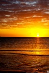 Beach and Sea, Sunset