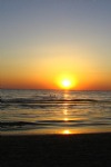 Beach and Sea, Sunset