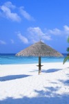 Beach And Sea, White Sand, Hut