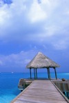 Beach And Sea, Maldives, Hut