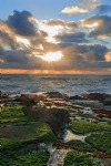 Beach and Sea, Sunset