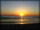 Beach and Sea, Sunset