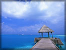 Beach And Sea, Maldives, Hut