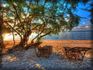 Beach and Sea, Chairs on the Sand