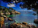 Beach and Sea, Castell-Platja d'Aro, Costa Brava, Catalonia, Spain