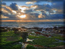 Beach and Sea, Sunset