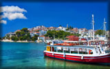 Beach and Sea, Boats, Greece