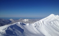 Mountains, Snow, Krasnaya Polyana, Sochi, Russia