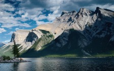 Mountains, River