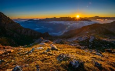 Arkhyz, Mountains, Sunset, Karachay–Cherkessia, North Caucasus, Russia