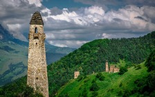 Ozig, Mountains, Ingushetia, North Caucasus, Russia