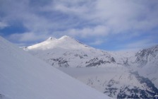 Twin peaks of Elbrus, Kabardino-Balkaria, Russia