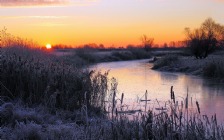 River, Sunset