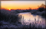 River, Sunset