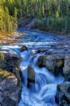 Sunwapta Falls, Sunwapta River, Jasper National Park, Canada