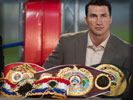 Wladimir Klitschko with his Championship Belts