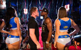 Floyd Mayweather vs Saul Alvarez Face Off, Ring Girls