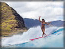 Windsurfing, Waves, Girl