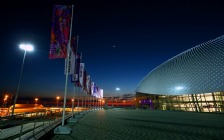 Sochi 2014 Winter Olympic Games: "Bolshoy Ice Dome" Arena at Night