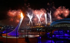 Sochi 2014 Winter Olympics Opening Ceremony, Flame, Fireworks