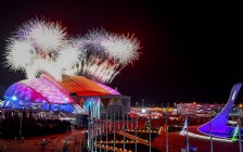 Sochi 2014 Winter Olympics Opening Ceremony, "Fisht" Olympic Stadium, Fireworks