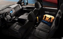 2011 Ford F-Series Super Duty, Black Leather Interior